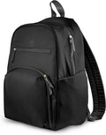 JuJuBe JJB New Deluxe Diaper Bag Backpack with Portable Changing Pad, Stroller Straps, Large Travel Backpack for Boy or Girl, Carrying Baby Bottles, Diapers, Pacifiers, Black, Mother's Day Gift