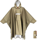 ANYOO Hooded Rain Poncho for Adults Waterproof Lightweight Rain Coat for Men Women Reusable Rain Jacket for Emergency Outdoor