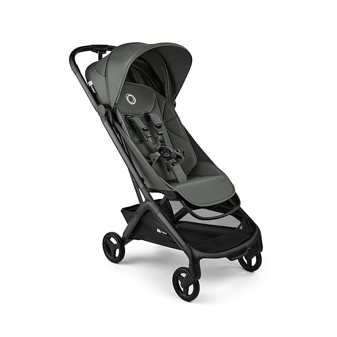 Bugaboo Butterfly 2 Travel Stroller, Ultra-Compact One-Second Fold, Lightweight and Airplane-Friendly (Green)