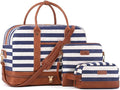 Weekender Bag for Women Canvas Overnight Bag Large Travel Tote Bag Carry on Shoulder Duffle Bag With Shoe Compartment,Perfect for Travel/Daily Use/Birthday Gift …
