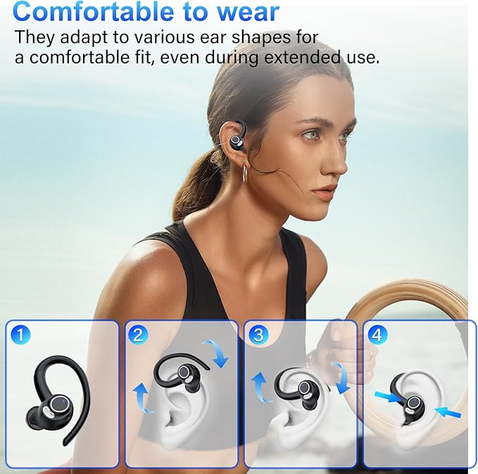 AI Translation Earbuds Real Time, 164 Language Translator Earbuds, 3-in-1 Bluetooth 5.4 Translation Headphones with 5 Translation Modes, 48H AI Ear Buds Translator Device for Business/Learning/Travel