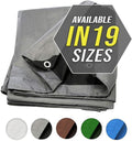 Trademark Supplies 30X50 Silver Heavy Duty Tarp Tarpaulin Canopy Tent, Boat. RV or Pool Cover