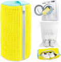 Shoe Washing Machine Bag,Laundry Shoe Bag for Washer and Dryer,Reusable Shoe Cleaning Bag for Sneakers,Tennis Shoes,With Self-locking Zipper, Microfiber Inside,Include Shoes Storage Bag