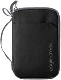 Eagle Creek Stash RFID Passport Wallet – Slim Travel Organizer with RFID Blocking – Secure Storage for Passport, Cards & Cash – Lightweight & Water-Resistant – Unisex – Black