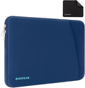 RAINYEAR Laptop Sleeve Case with Front Pocket, 15.6 Inch Protective Portable Case with Front Pocket, Briefcase Laptop Carrying Bag Cover Compatible for HP, Dell, Asus, Lenovo, Notebook, Navy Blue