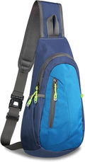 TITECOUGO Small Sling Bag, Lightweight Crossbody Backpack for Men Women, Shoulder Bag for Sports and Outdoor