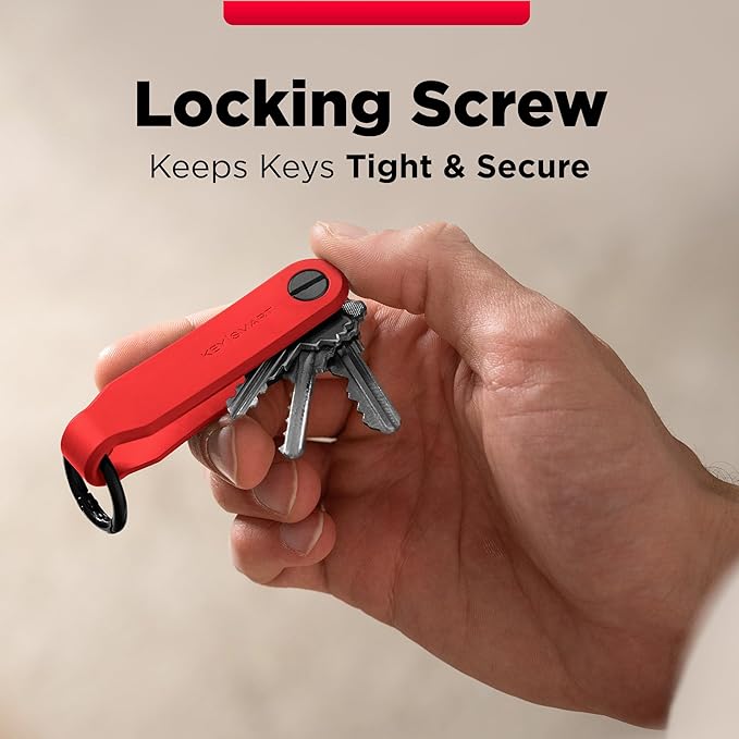 KeySmart Keychain Key Holder - Compact Key Organizer for Key Chain, EDC Key Chains, Key Ring Keychains