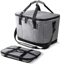 CleverMade Collapsible Insulated Cooler Bag – Leakproof Soft Folding Cooler for Beach, Travel, Car