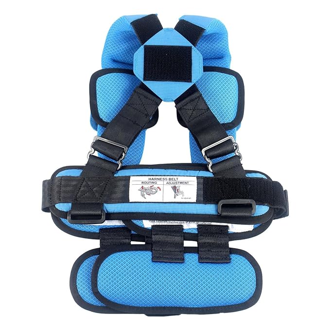 Small Blue, Lightweight, Compact, Portable Car Seat - Perfect for Travel and Everyday Child Safety