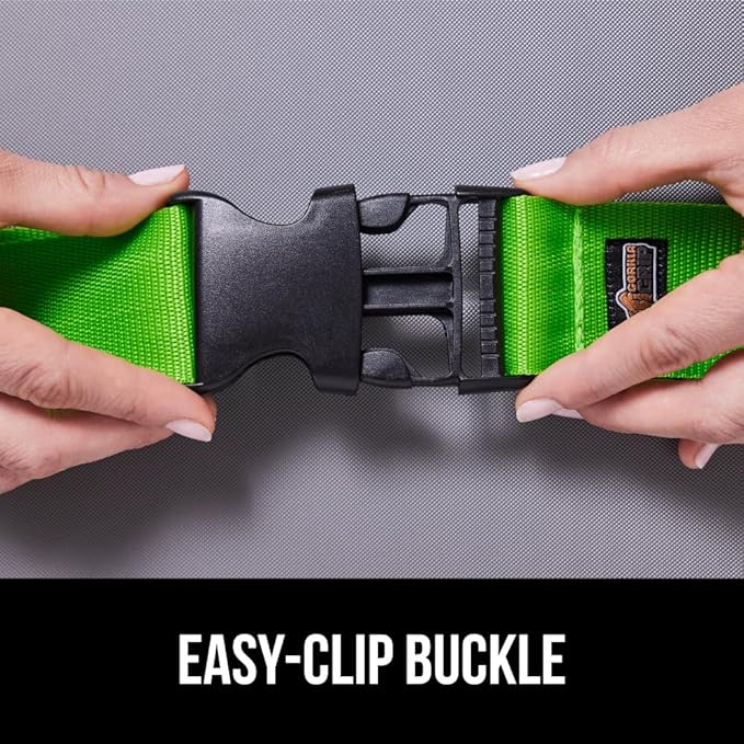 GORILLA GRIP Heavy Duty 8 Pack Adjustable Luggage Straps for Suitcases, Easy to Identify Travel Belt Connector Holds Suitcase Together, Extends Life of Bag, Strap Connects Two Bags, Multicolor
