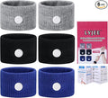 LYJEE Motion Sickness Bracelets, Sea Sickness Wristbands for Adults and Kids, Nausea Relief Wristbands for Pregnant Women