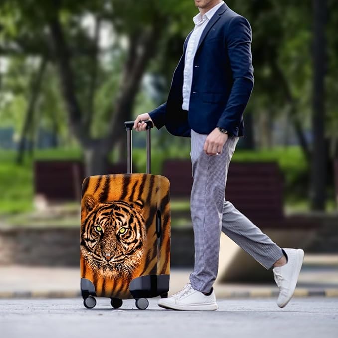 Tiger Travel Luggage Covers 18-21 Inch Spandex Suitcase Protectors