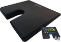 LiquiCell Coccyx Seat Cushion, Aid for Tailbone Pain Relief, Sciatica Pain, Back Support | Donut Like Butt Pillow for Long Hours Sitting at Home/Office Chair (18" W x 17" L x 2" H)