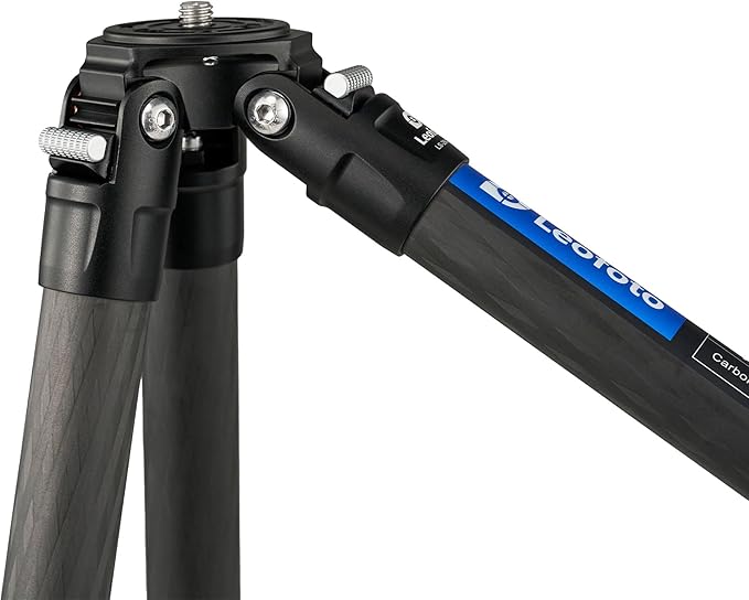 Leofoto 58" Lightweight Carbon Fiber Travel Tripod, Professional Compact Tripod for Camera DSLR Video, Max Load 55Lbs/25KG (LS-364CX)