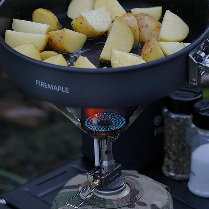 Fire-Maple Backpacking and Camping Stove Series | Outdoor Propane Camp Cooking Gear | Portable Pot/Jet Burner | Ideal for Hiking, Trekking, Fishing, Hunting Trips and Emergency Use (Greenpeak)