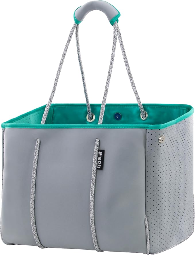 QOGiR Neoprene Multipurpose Beach Bag Tote with Inner Zipper Pocket … … … …