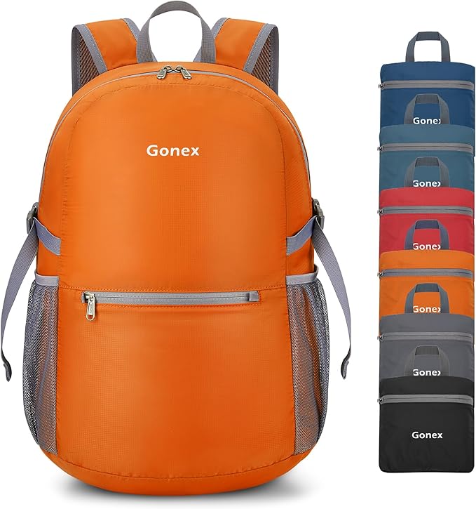 Gonex 30L Ultra Lightweight Packable Backpack, Handy Foldable Daypack for Camping Outdoor Travel Cycling Backpacking