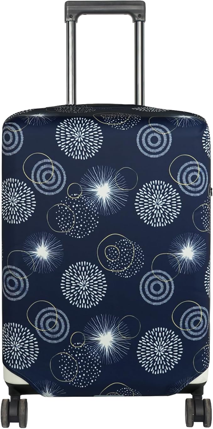 HYPER VENTURE Washable Luggage Cover - Fashion Suitcase Protector Fits 31-32 Inch Luggage (Sparkler, XL)