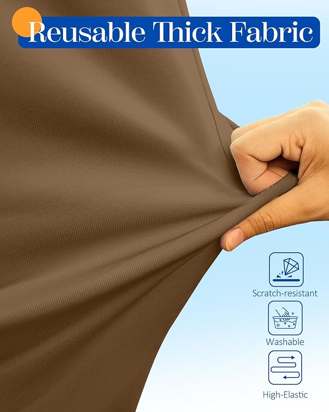 Slohif Luggage Cover for Suitcase Tsa Approved Protector - Luggage Sleeve Suit Case Cover Travel Stretch Large Baggage Case Protective Washable Fit 29-30 Inch Brown