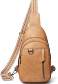 7L Sling Bag for Women Men Leather Small Sling Backpack Daypack Anti Theft Fanny Pack Crossbody Purse Travel