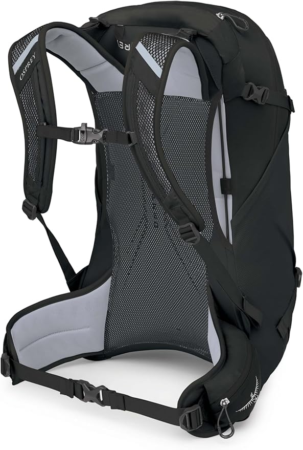Osprey Hikelite 28L Unisex Hiking Backpack, Black, S/M