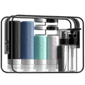 INSFIT Travel Bottles for Toiletries 23pack, TSA Approved Travel Size Toiletries, Airplane Essentials for Creams, Shampoo, Cosmetic Liquids