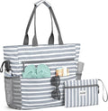 G4Free Beach Bag, Waterproof Sandproof Beach Tote Bag, Large Capacity Foldable for Women