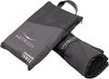AqtivAqua Quick Dry Towel - Lightweight Microfiber Travel Towel w/Bag - Fast Drying Towel Set for Camping, Beach, Pool, Gym, Backpacking, Sports, Yoga & Swim Use, Hiking (Black, M:24"x40")