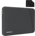 RAINYEAR Laptop Sleeve Case with Front Pocket, 13.3 Inch Protective Portable Case Briefcase Laptop Bag Cover Compatible with MacBook Air/Pro 13-13.3 inch, MacBook Pro/Max 14 inch, Gray