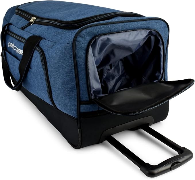 Pacific Gear Rolling Duffel Wheels, 30-inch Luggage, Hockey Bag, Heavy Duty