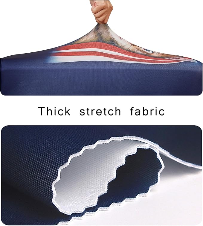 WUJIAONIAO Travel Luggage Cover Baggage Suitcase Cover Protector Skins 18-32 Inch (Cat A, S (for 18-20 inch luggage))