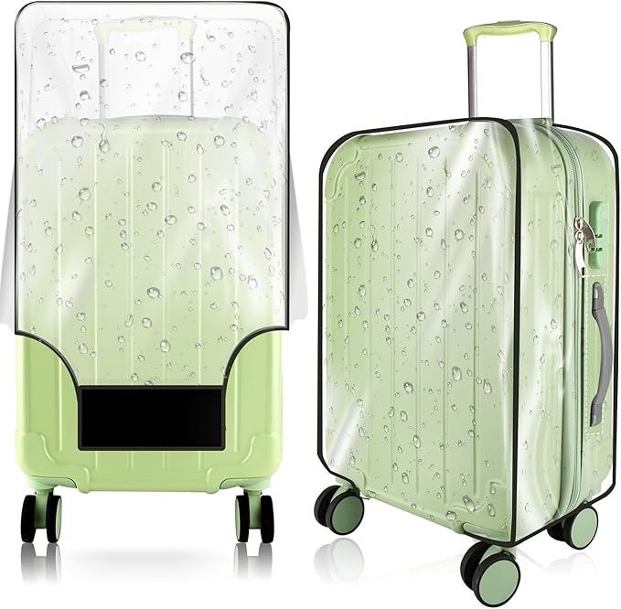 Thicken Clear Luggage Cover Protector, 30" PVC Luggage Covers for Suitcase Waterproof Dustproof Anti-scratch Travel Suitcase Covers Case for Wheeled Luggage