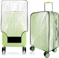 Thicken Clear Luggage Cover Protector, 20" PVC Luggage Covers for Suitcase Waterproof Dustproof Anti-scratch Travel Suitcase Covers Case for Wheeled Luggage