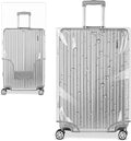 Yotako Clear PVC Suitcase Cover Tough Protector, 26 Inch Luggage Covers for Wheeled Suitcase 26"