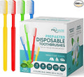 1000 Prepasted Toothbrushes Individually Wrapped - Disposable Toothbrushes with Toothpaste Built in - Single Use Waterless Tooth Brush with Soft Bristles for Hotel, Camping, Travel, Office