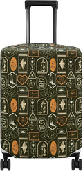 HYPER VENTURE Washable Luggage Cover - Fashion Suitcase Protector Fits 23-26 Inch Luggage (Wilderness Mark, M)