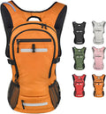 Zavothy 18L Hydration Backpack with 3L Water Bladder – Waterproof Hiking Pack with Insulated Bladder Compartment, Hidden Helmet Holder & Rain Cover – for Running, Cycling, and Camping