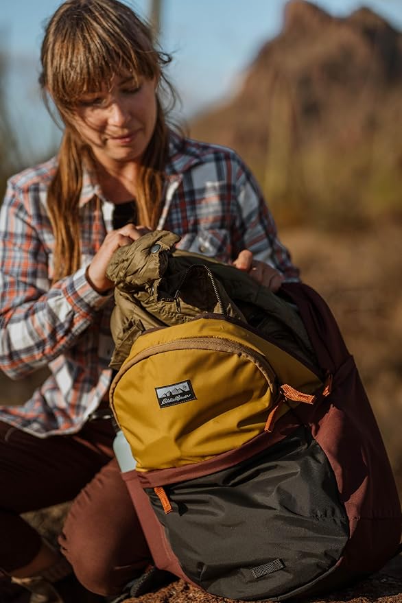 Eddie Bauer 26L Venture Backpack, Hydration and Laptop Compatible Daypack, Carbon Black