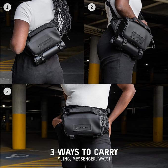 WANDRD ROGUE V1 9L Sling: Compact Camera Sling and Crossbody Bag with Fast Access, 3-Way Carry– Lightweight Everyday Bag Great for Travel, Photography, and Daily Use (Wasatch Green)