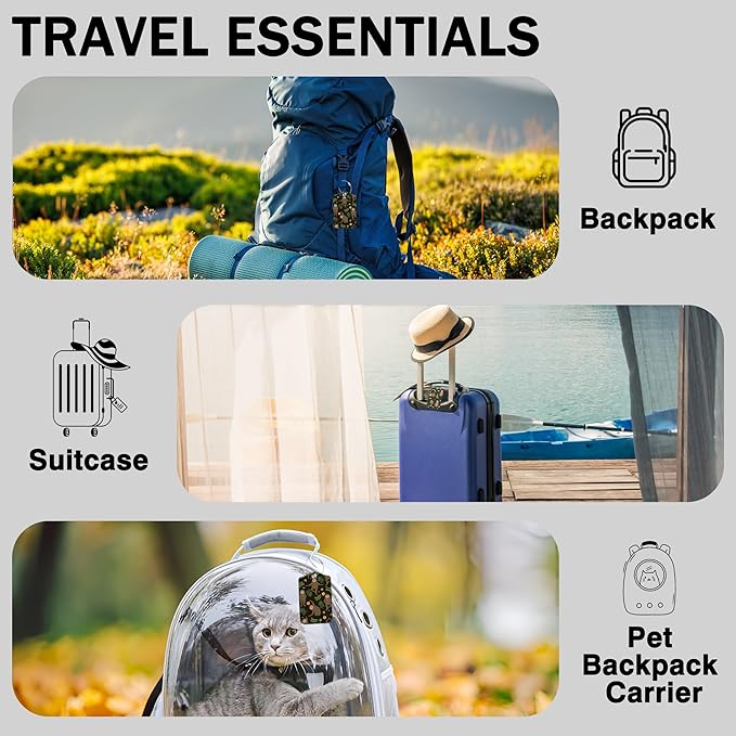 2 Pack Yoga Luggage Tags for Suitcases Funny Sloths Leather Luggage Tags Privacy Cover ID Label with Stainless Steel Loop and Address Card for Women Men Travel Bag Backpack