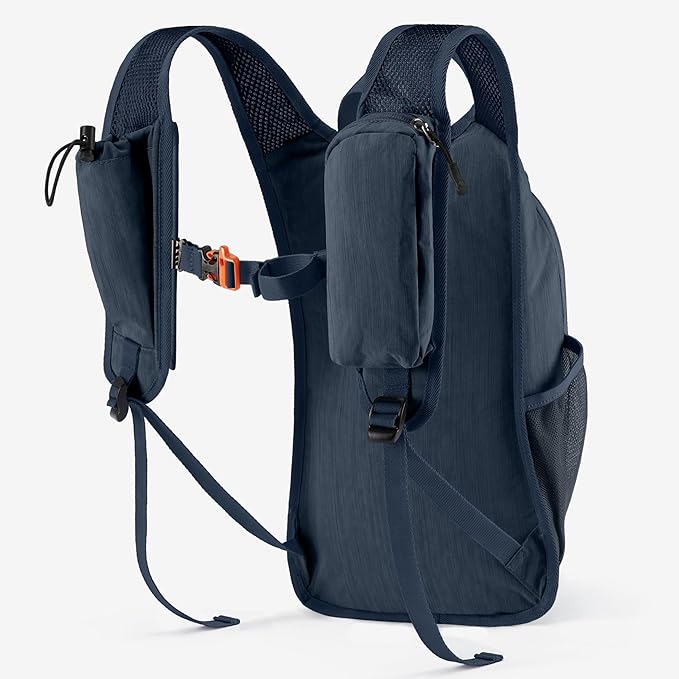 10L Small Hiking Backpack Travel Daypack Lightweight Packable Back Pack for Women Men(Dark Navy)