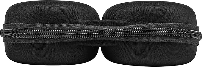 Double Watch Travel Case Storage Holder Box for 2 Watches | Dual Tough Portable Protection w/Zipper Fits All Wristwatches & Smart Watches Up to 50mm (Black)
