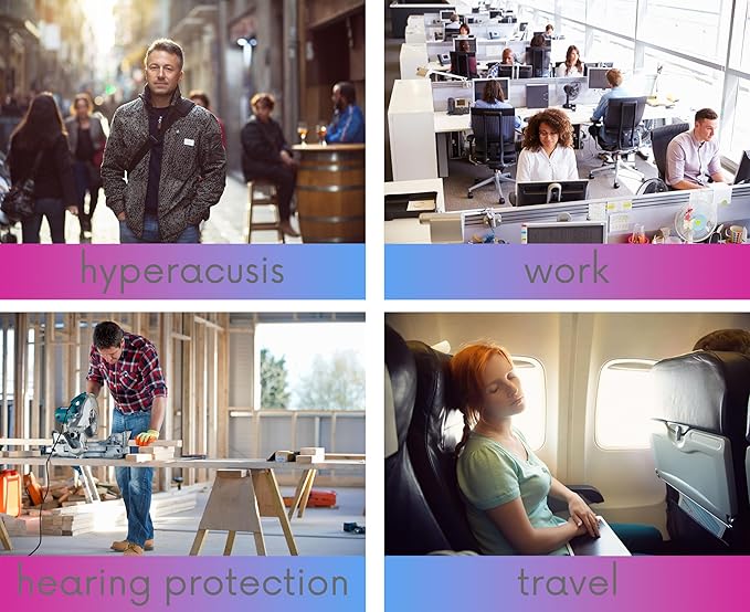 Ear Plugs for Sleeping - Ultra Soft, Multi-Sized – Purple