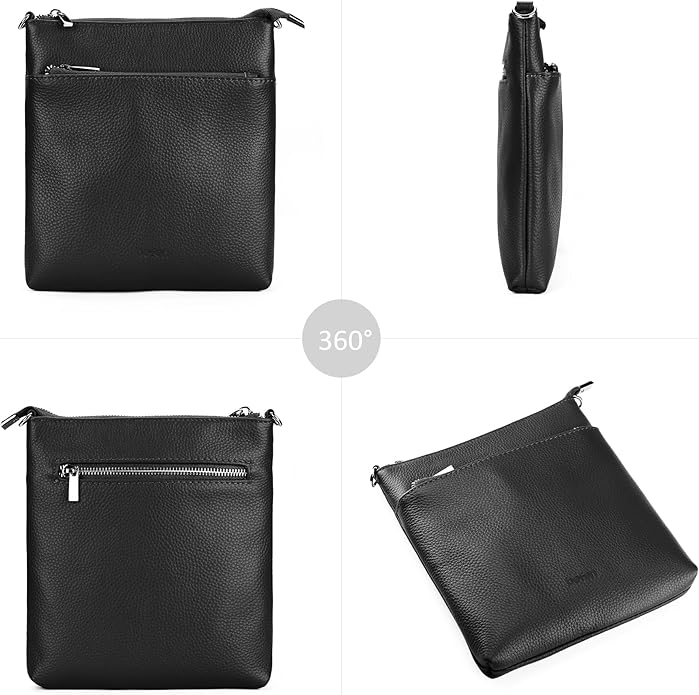 befen Genuine Leather Small Crossbody Purses for Women Travel Cross Body Bags Lightweight with Adjustable Shoulder Strap