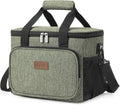 Lifewit Large Lunch Bag Insulated Lunch Box Soft Cooler Cooling Tote for Adult Men Women, Dark Green 24-Can (15L)