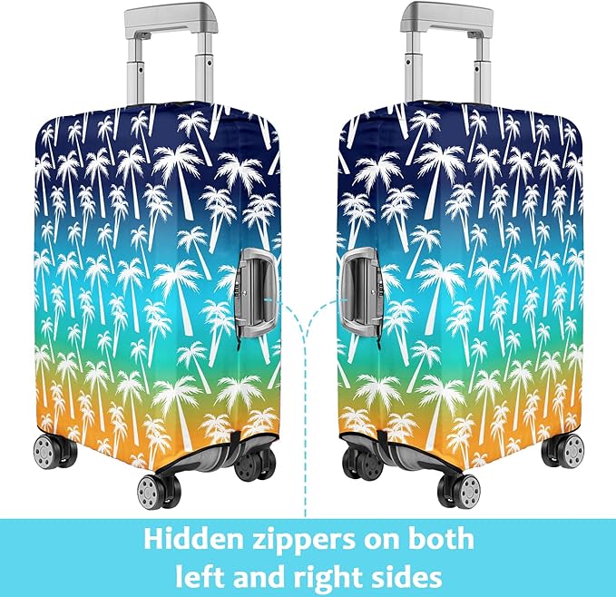 Luggage Cover for Suitcase Elastic Suitcase Cover Protector, Carry On Luggage Sleeve Anti Scratch Travel Essentials Suitcase Protector Fits 20-22