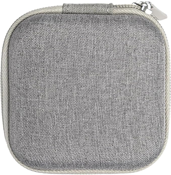 Multi-Functional Eye Drops, Medicine & Travel Accessories Organizer - Hardshell EVA Compact Carry Case - Loops & Mesh Pocket for Daily Pills, Charging Cables & Batteries by Clinical Experts