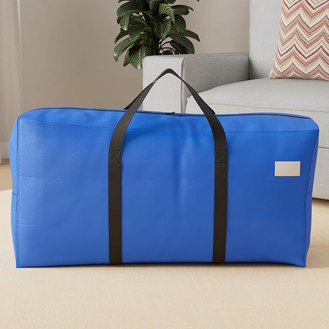 Extra Large Storage Duffle Bag with Zippers and Handles, Big Foldable Duffle Bag for Travel