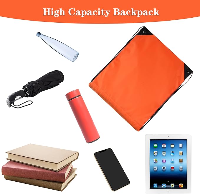 120 Pieces Drawstring Backpack Bags Sports Sackpack Bulk Cinch Gym Bag For Women Men Outdoor Sports Backpack(20 Colors)