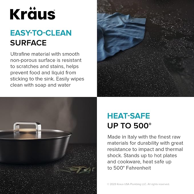 KRAUS Bellucci 18-inch Granite Workstation Drop In Top Mount Single Bowl Kitchen Sink in White with Accessories, KGTW12-18WH